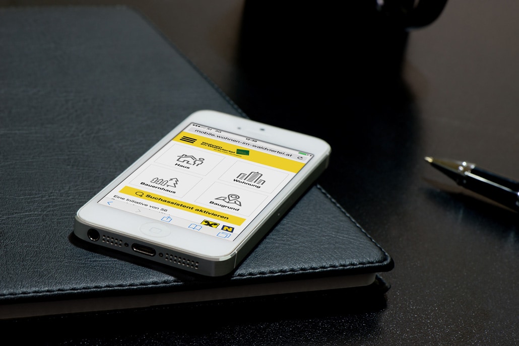 Wohnen im Waldviertel Mobile Website
